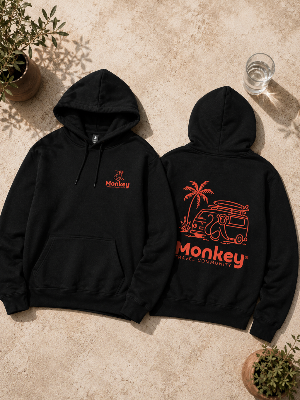 Le hoodie officiel Monkey — Noir