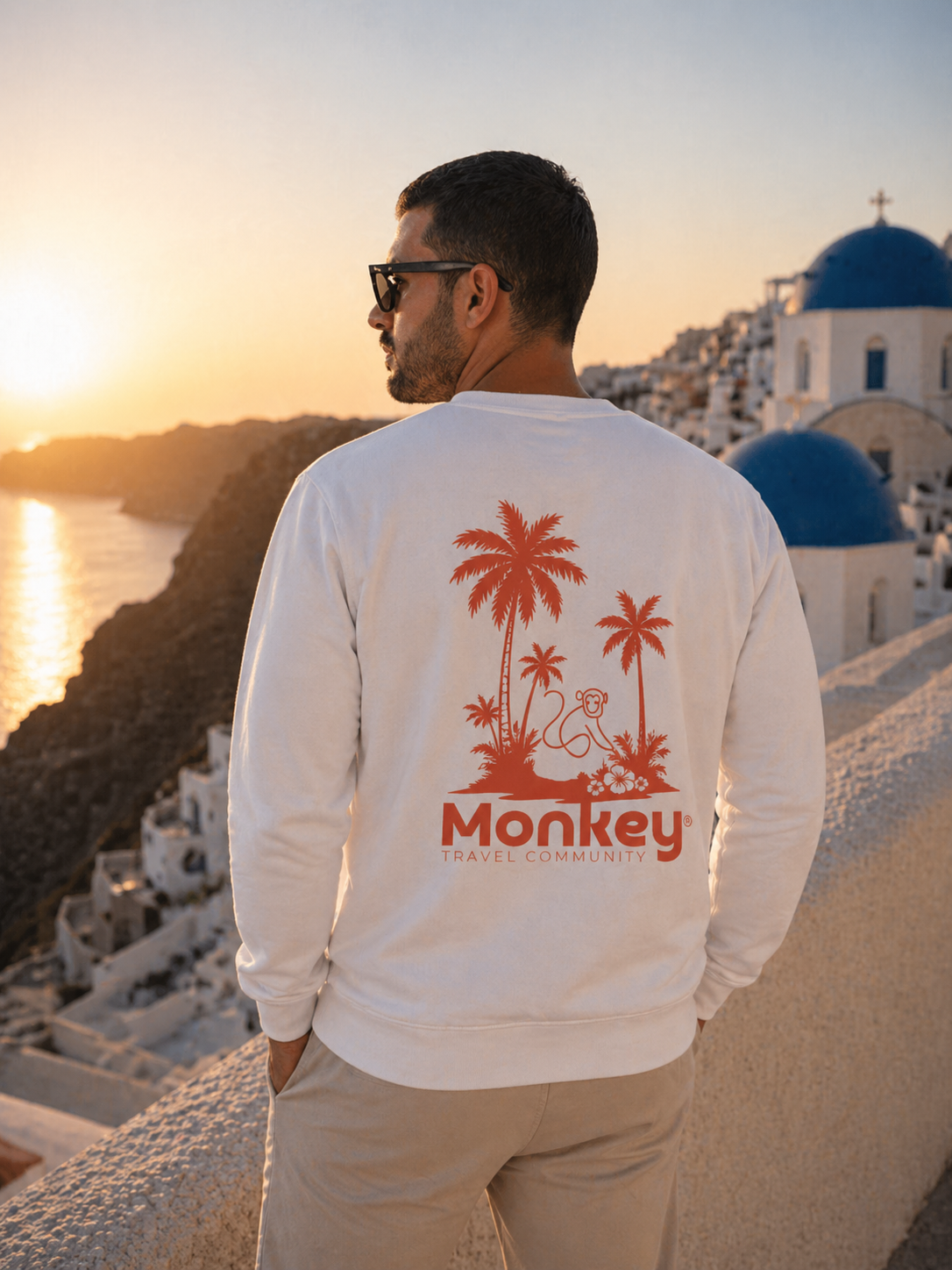 Le sweat officiel Monkey — Blanc