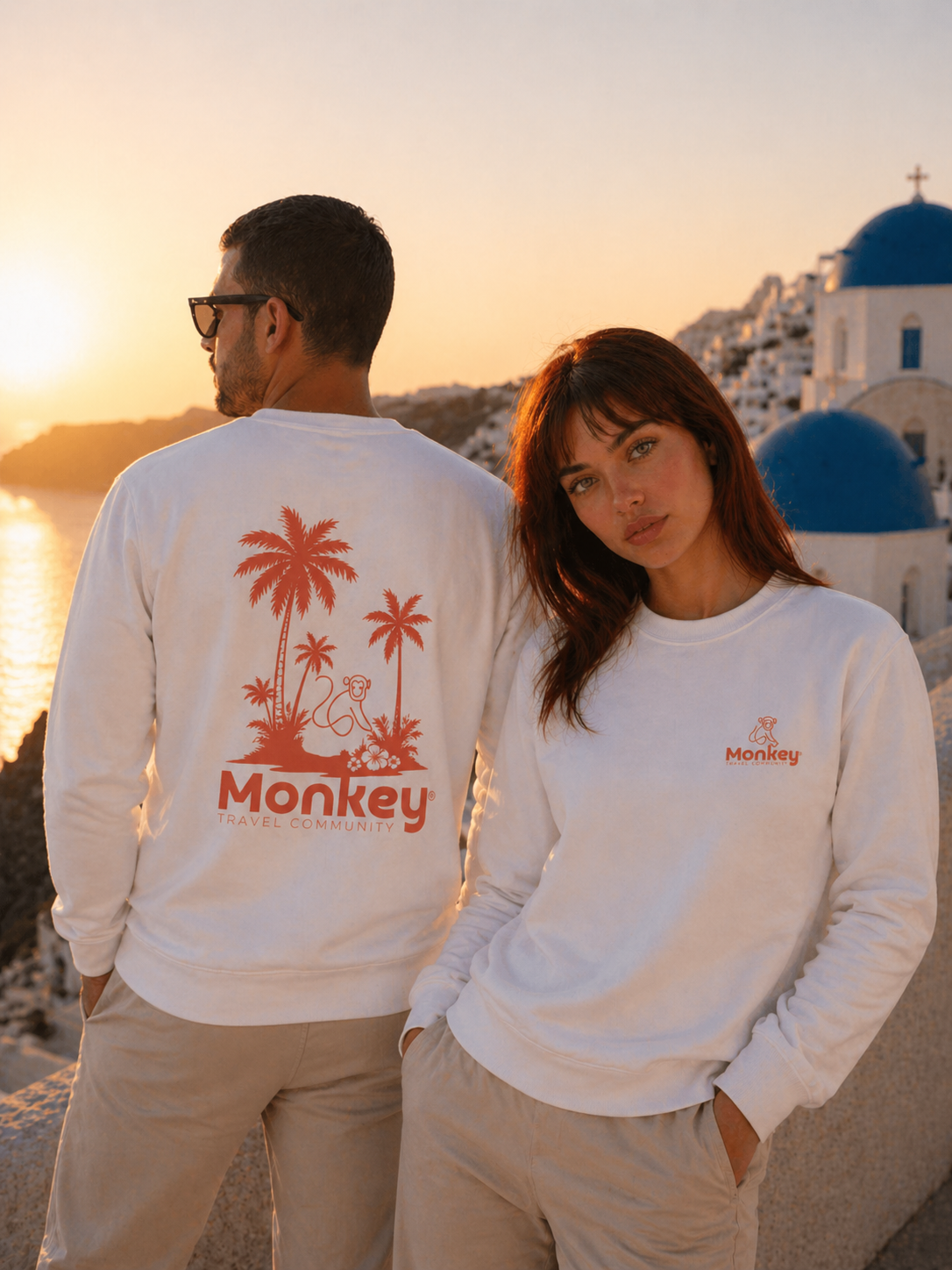 Le sweat officiel Monkey — Blanc