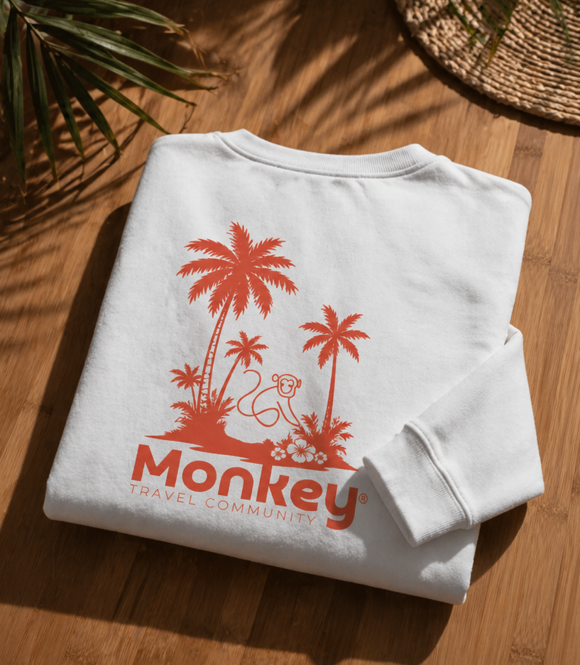 Le sweat officiel Monkey — Blanc