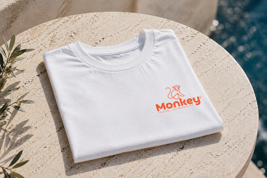 t-shirt Monkey Homme — Blanc