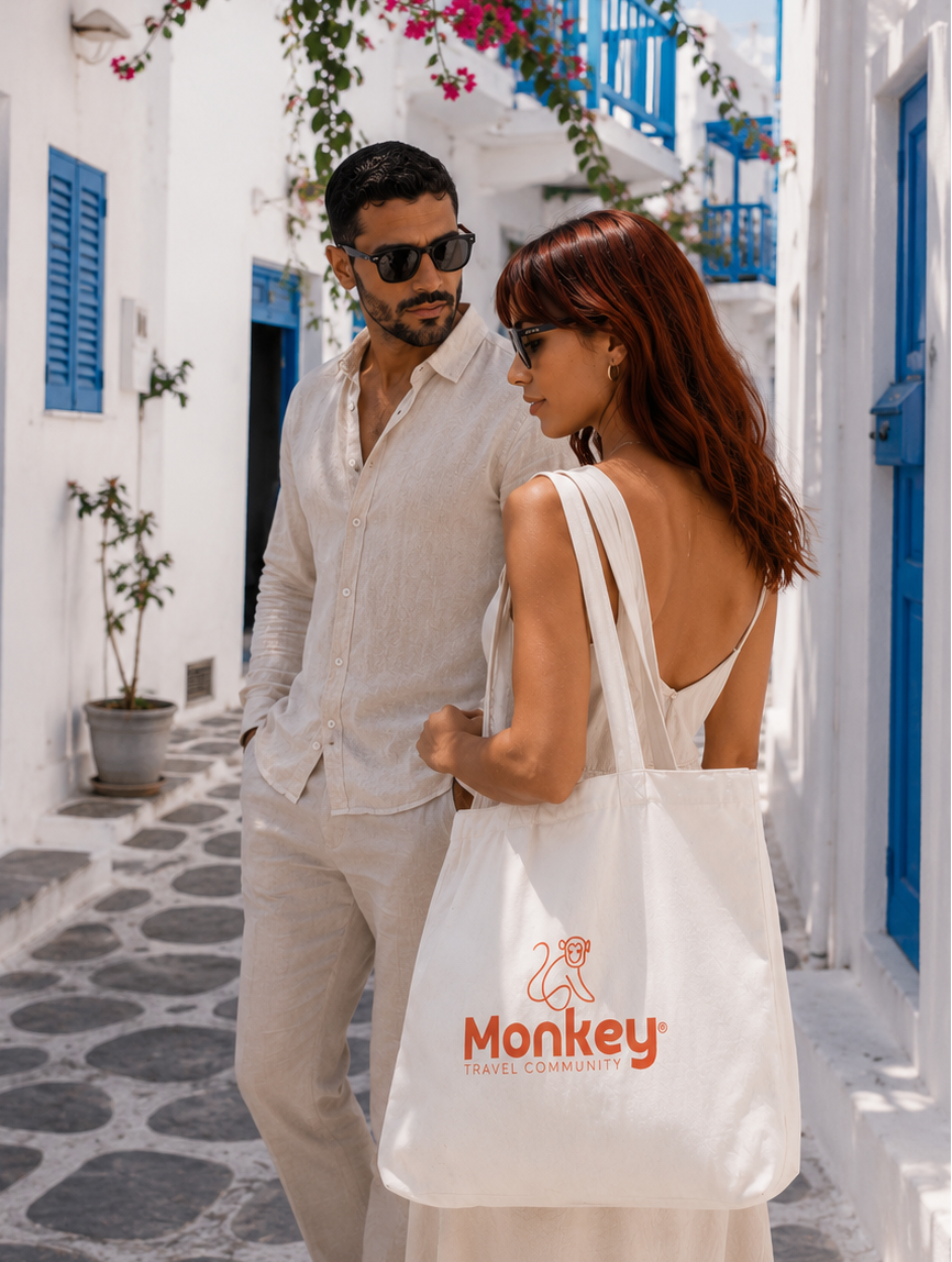 Tote bag Monkey