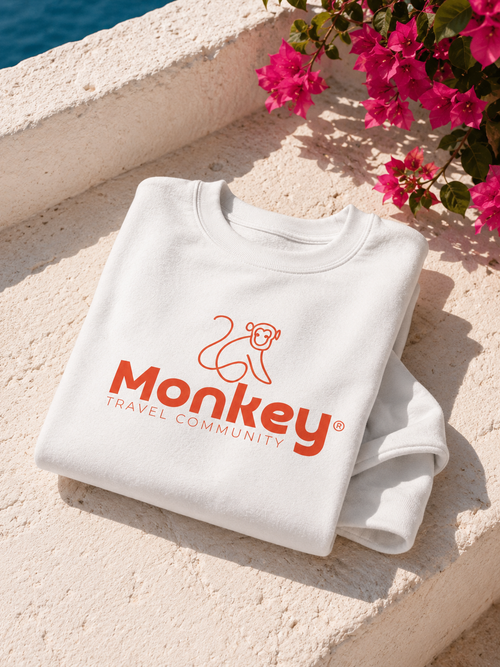 Sweat Monkey unisexe -  Blanc